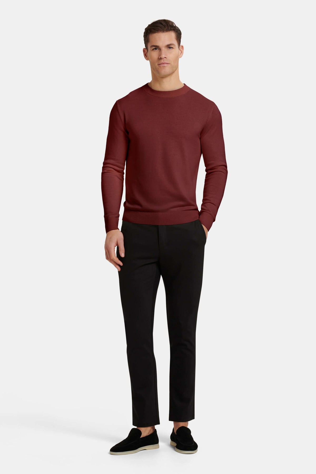SILEVA | Maglione Girocollo Slim