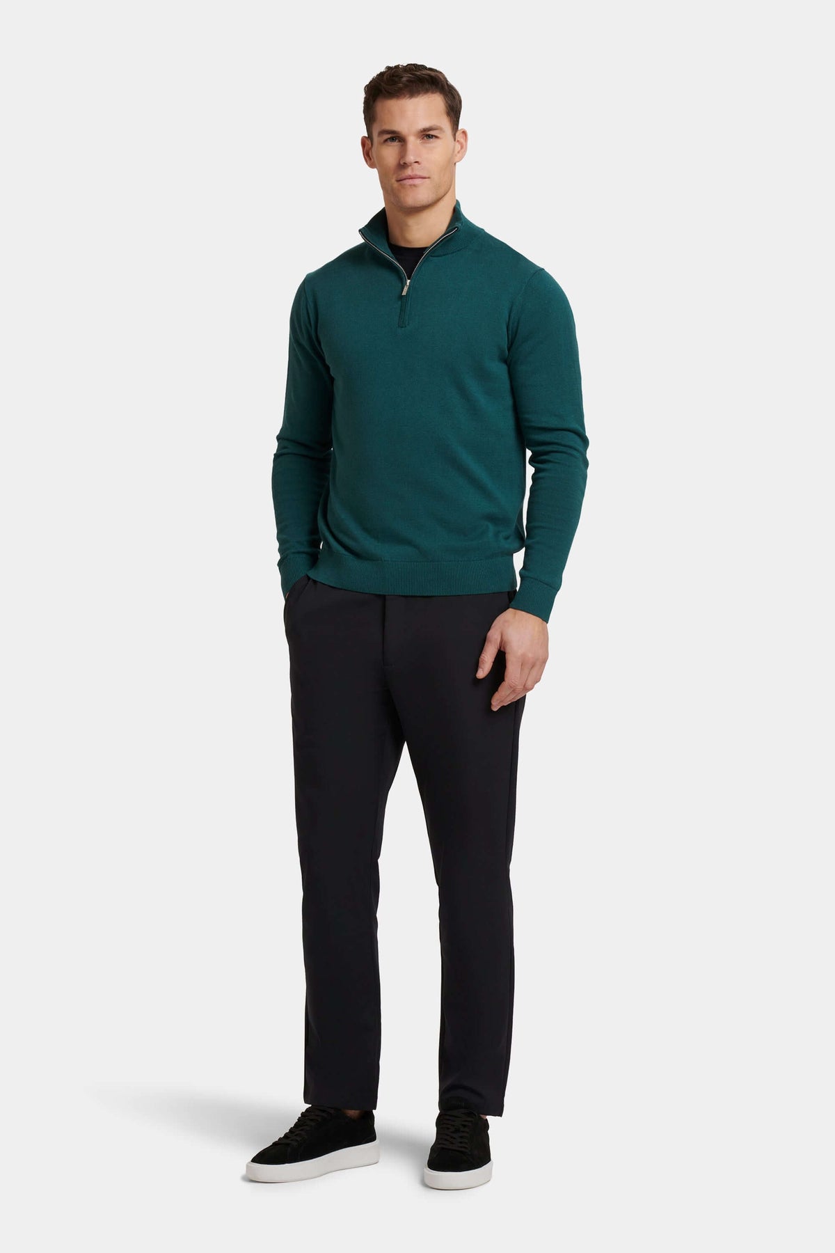 ALDEVO | Maglione Mezza Zip Slim