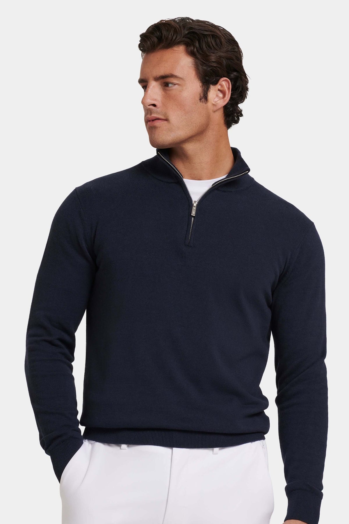 ALDEVO | Maglione Mezza Zip Slim