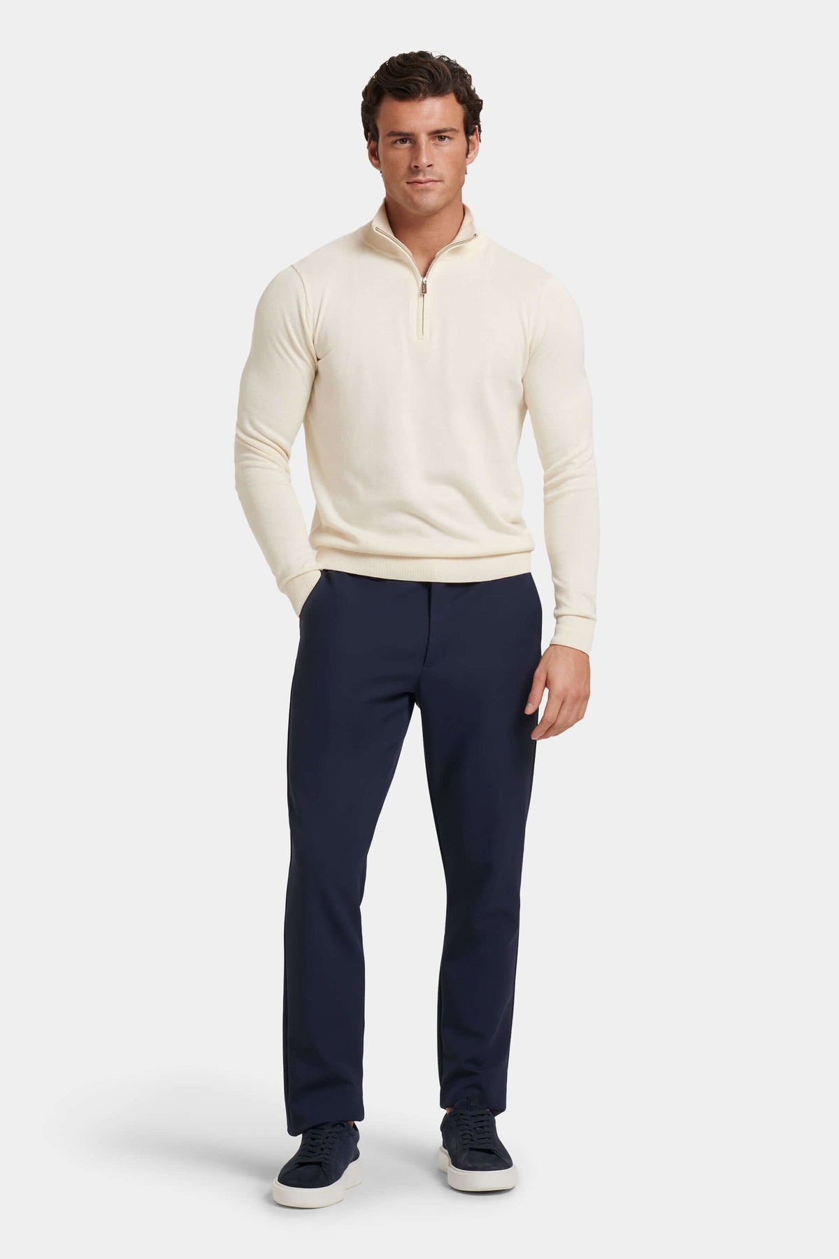 ALDEVO | Maglione Mezza Zip Slim