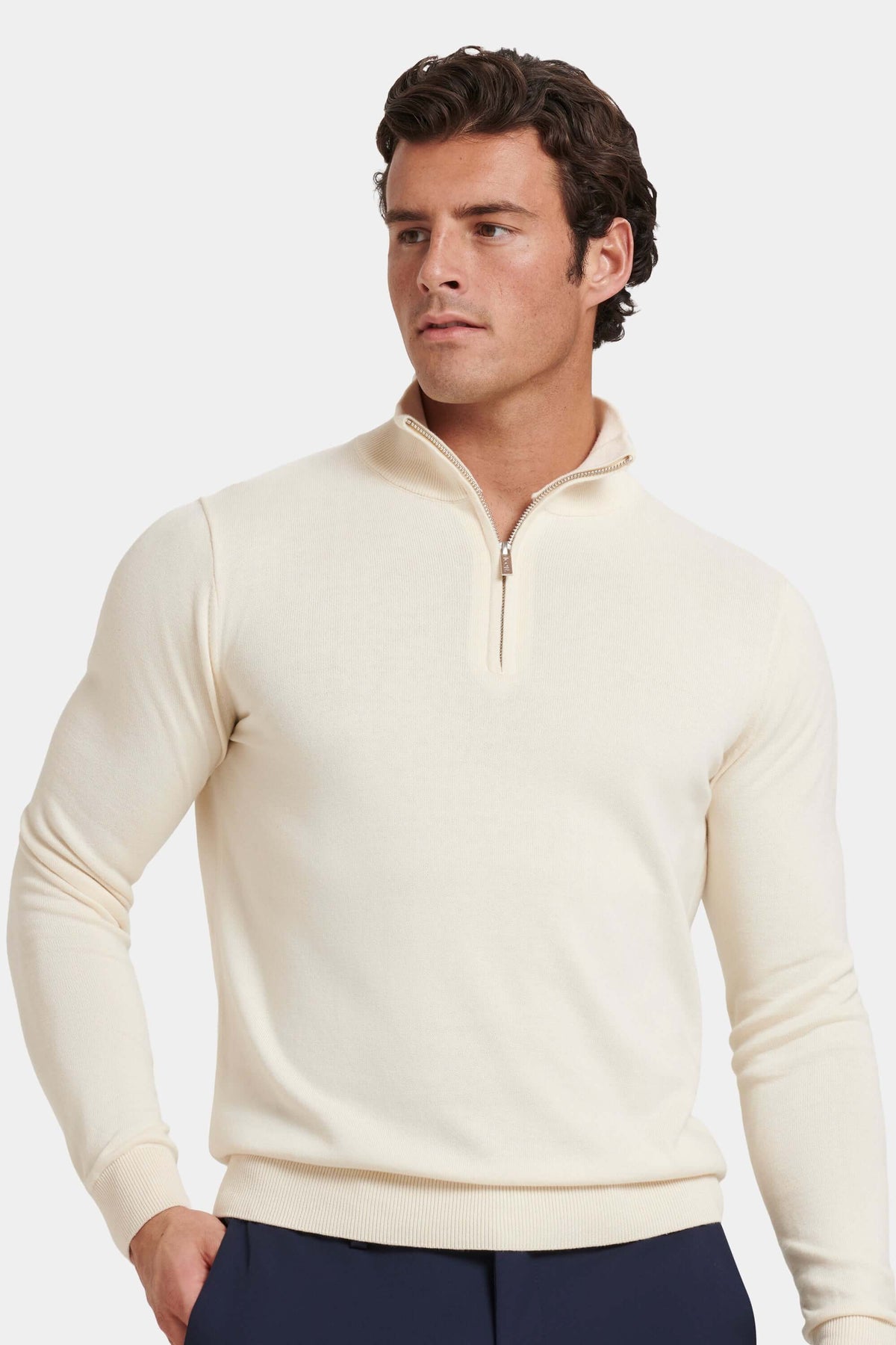 ALDEVO | Maglione Mezza Zip Slim