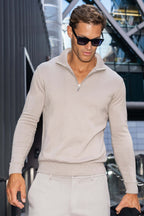 ALDEVO | Maglione Mezza Zip Slim