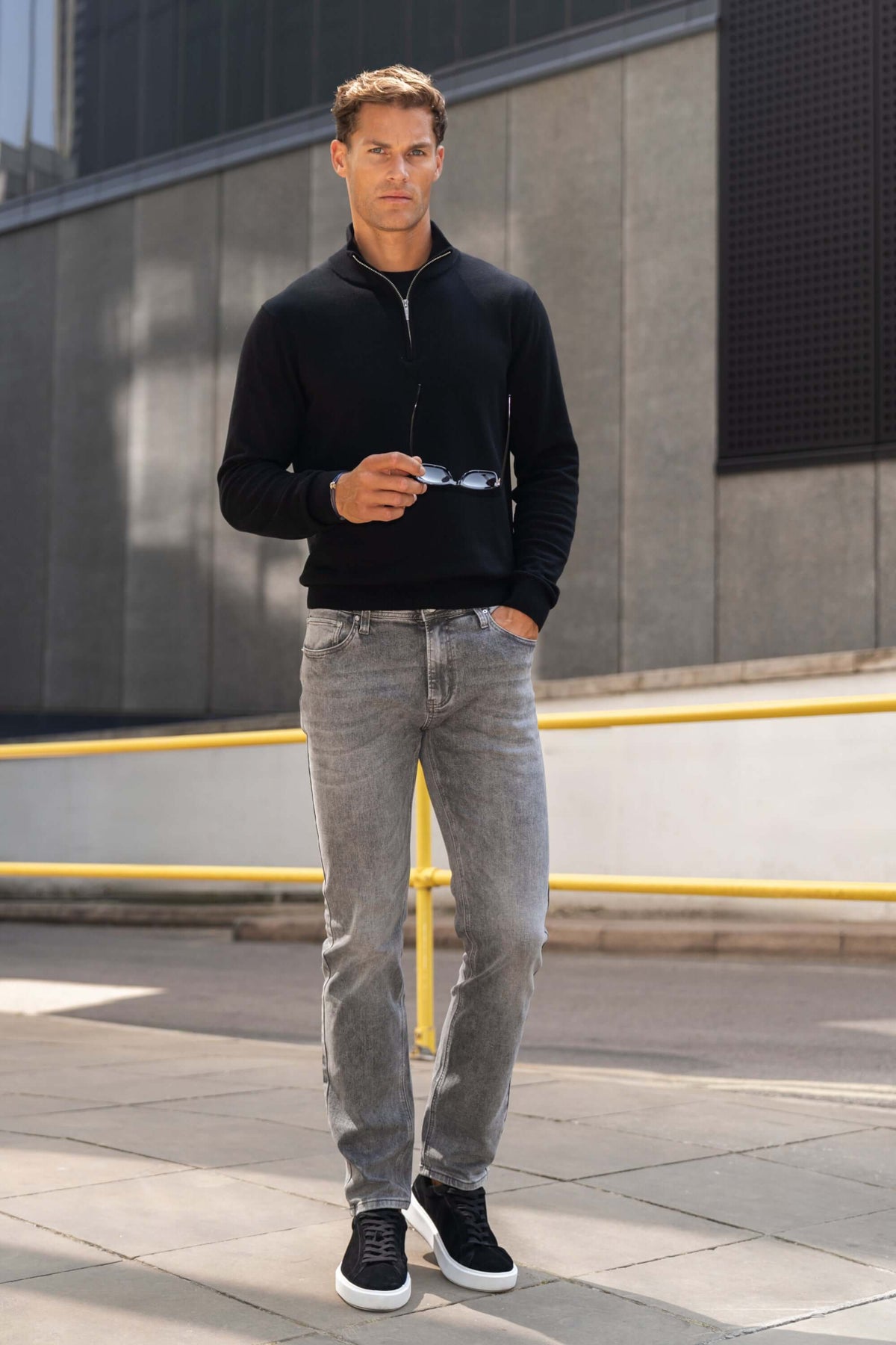 ALDEVO | Maglione Mezza Zip Slim