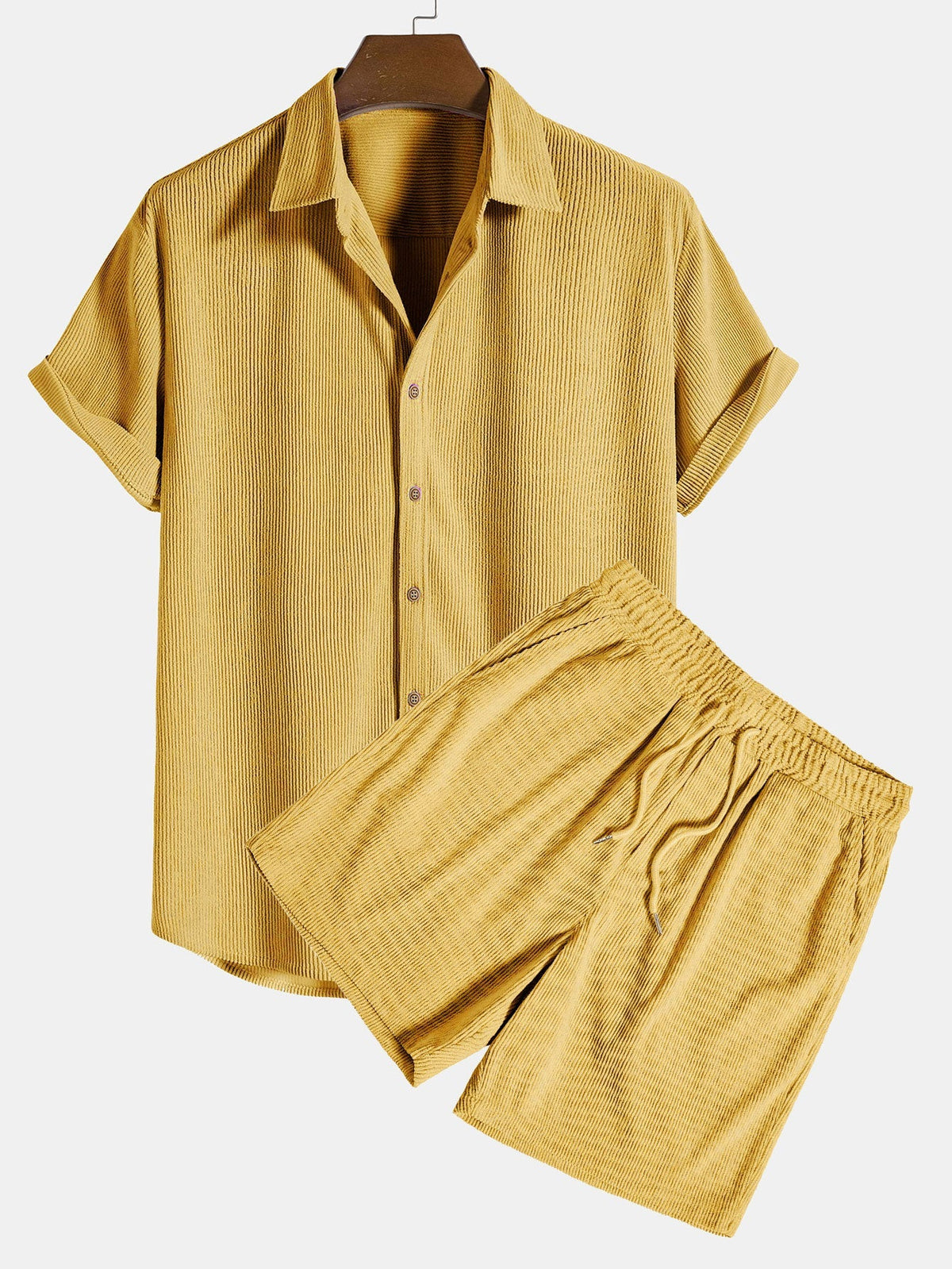LEÓN | Completo Camicia Testurizzata e Shorts