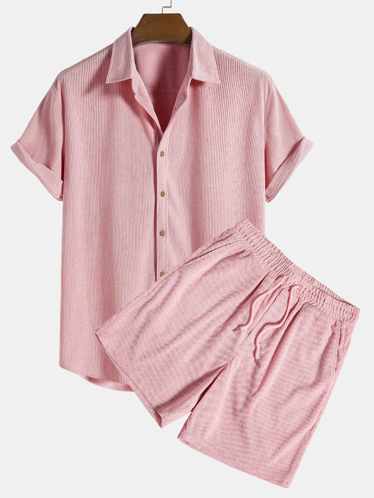 LEÓN | Completo Camicia Testurizzata e Shorts