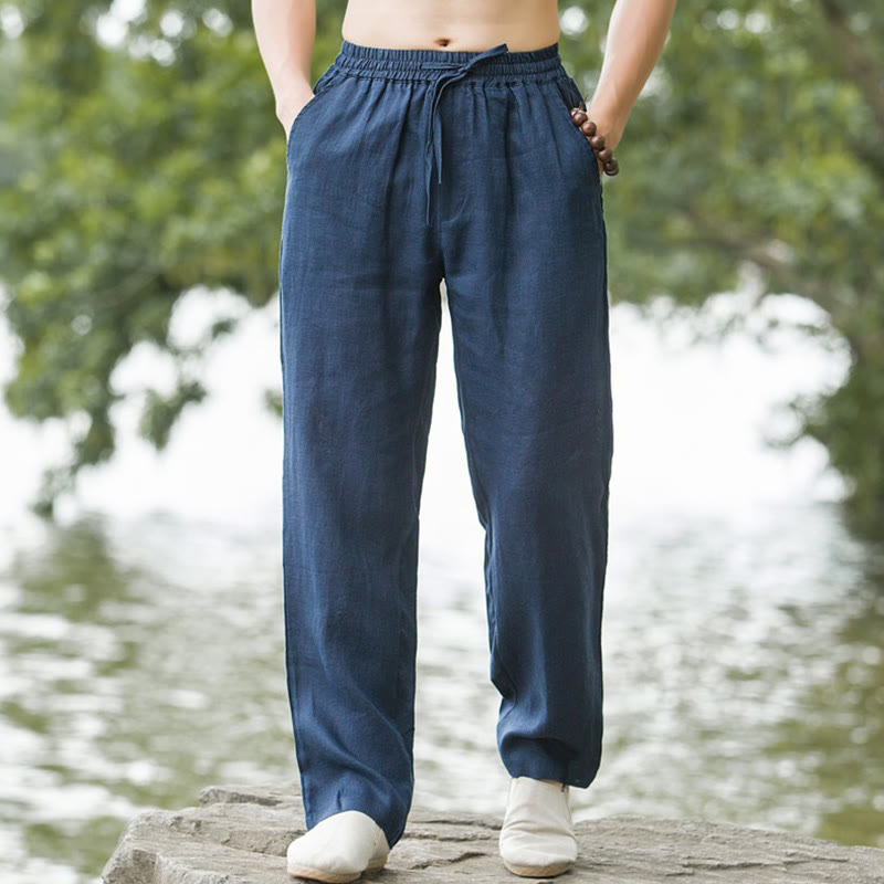 PORTO | Pantalone di Cotone e Lino, eleganza d'estate