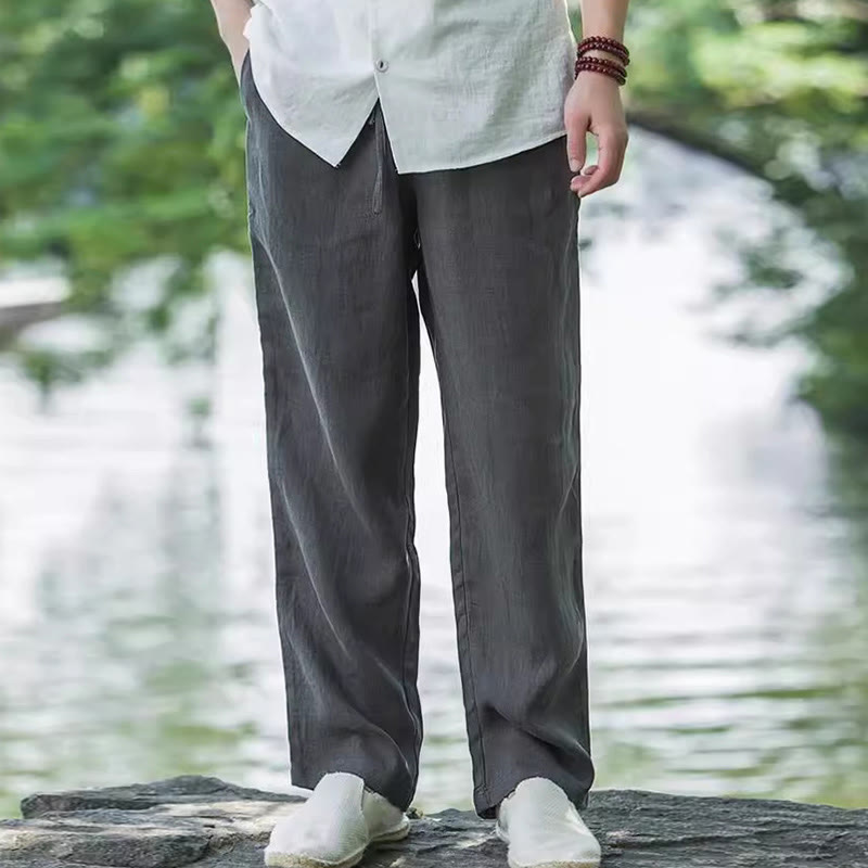 PORTO | Pantalone di Cotone e Lino, eleganza d'estate