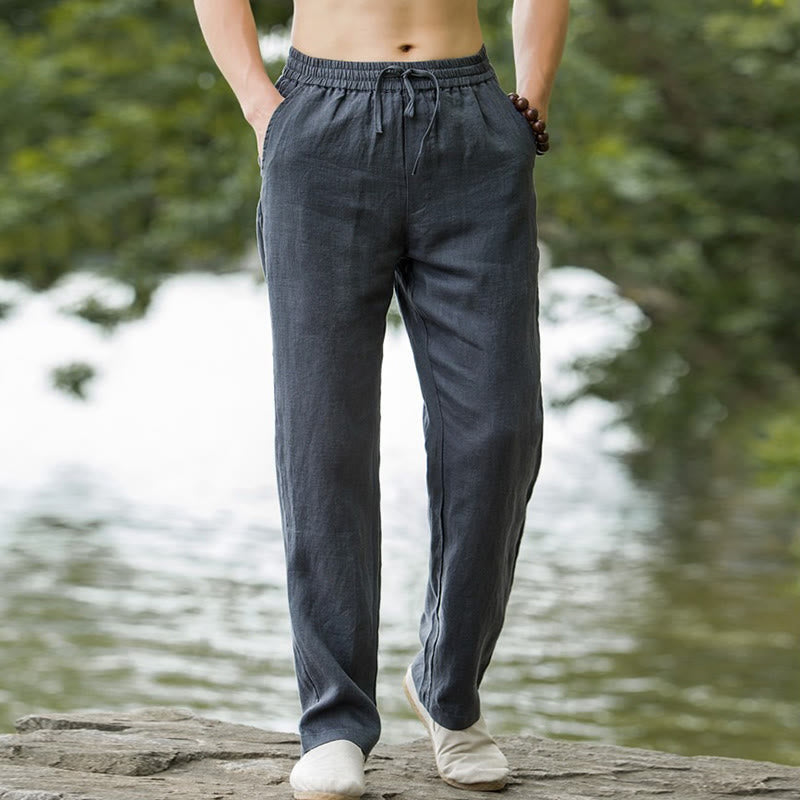 PORTO | Pantalone di Cotone e Lino, eleganza d'estate