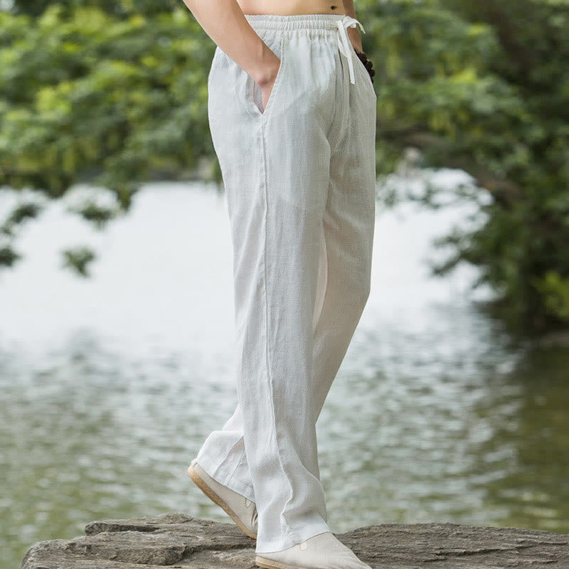 PORTO | Pantalone di Cotone e Lino, eleganza d'estate