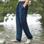PORTO | Pantalone di Cotone e Lino, eleganza d'estate
