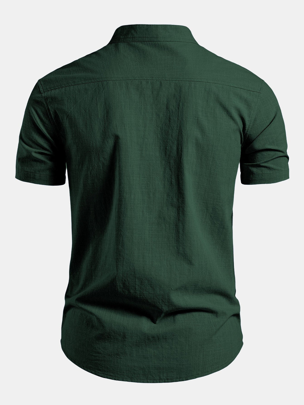 IVÁN | Conjunto Camisa Cuello Mao y Pantalón Texturizado