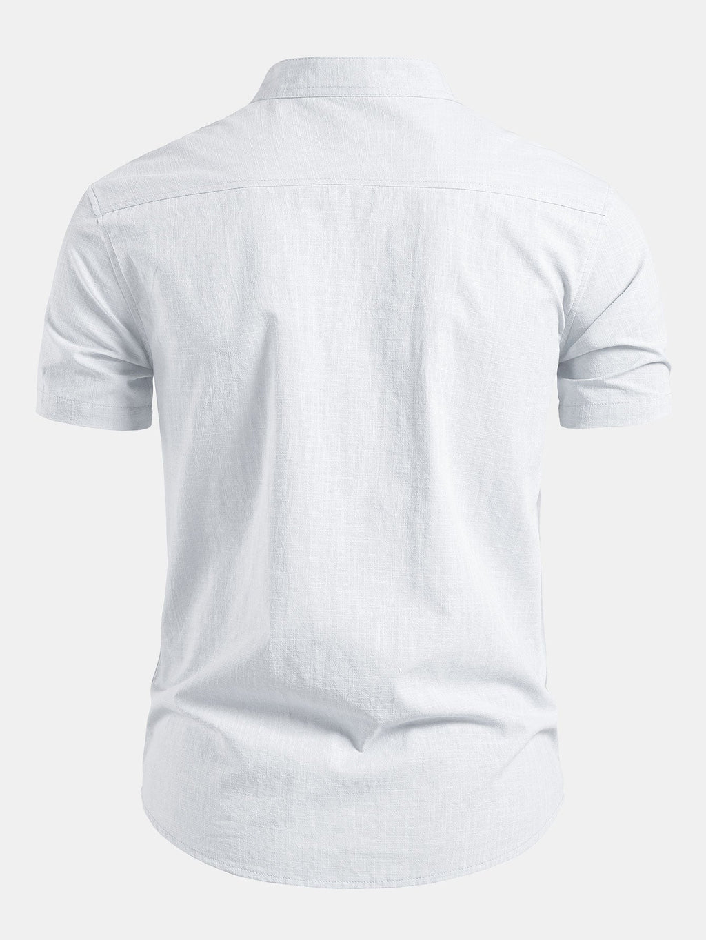 IVÁN | Conjunto Camisa Cuello Mao y Pantalón Texturizado