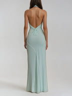 JANA | Abito maxi halter