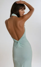 JANA | Abito maxi halter