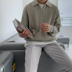 MAGLIA CONTI | Maglione Mezza Zip Cotone