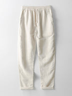 DIEGO | Completo Camicia a Righe e Pantalone di Lino