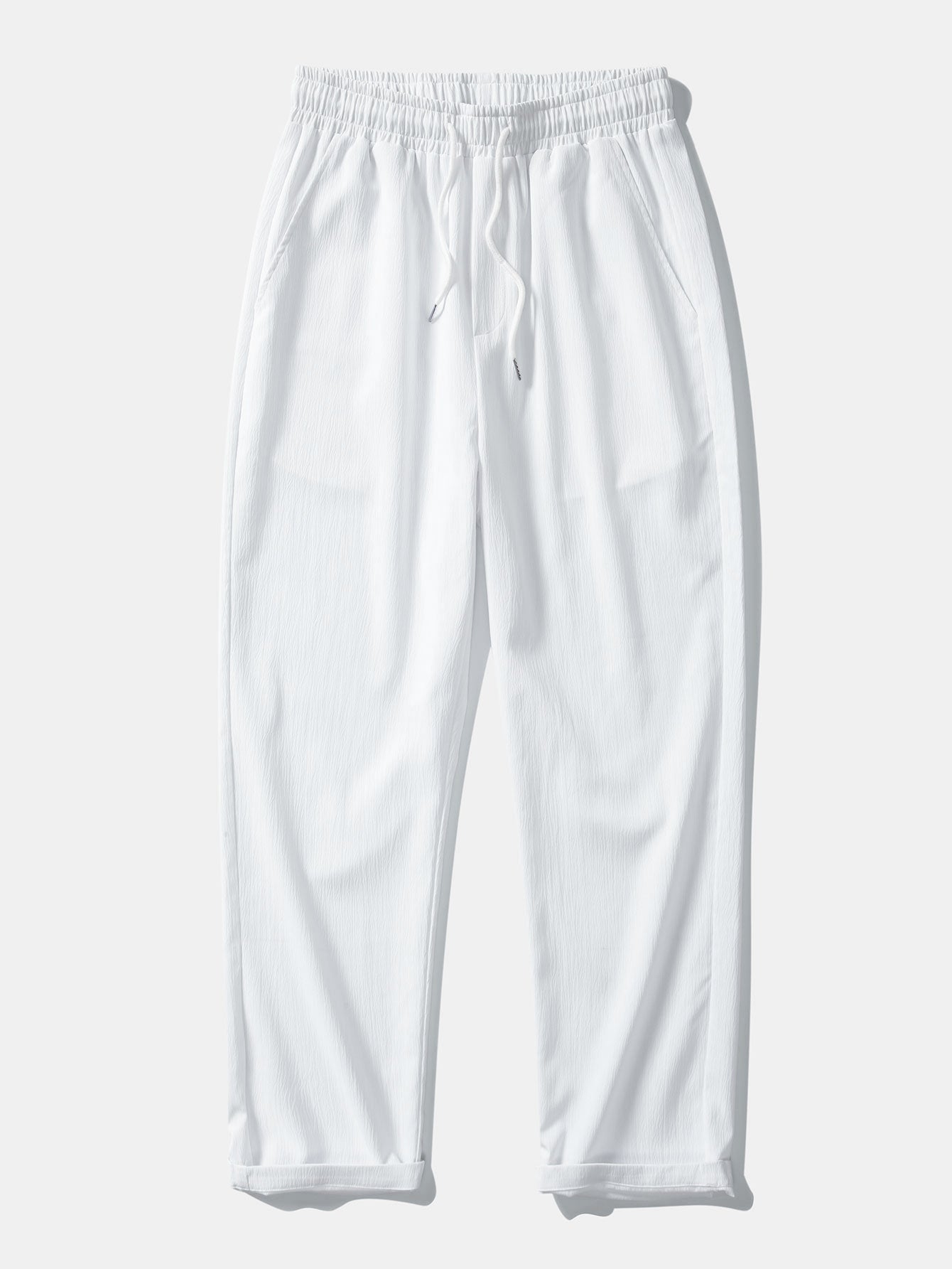 IVÁN | Conjunto Camisa Cuello Mao y Pantalón Texturizado