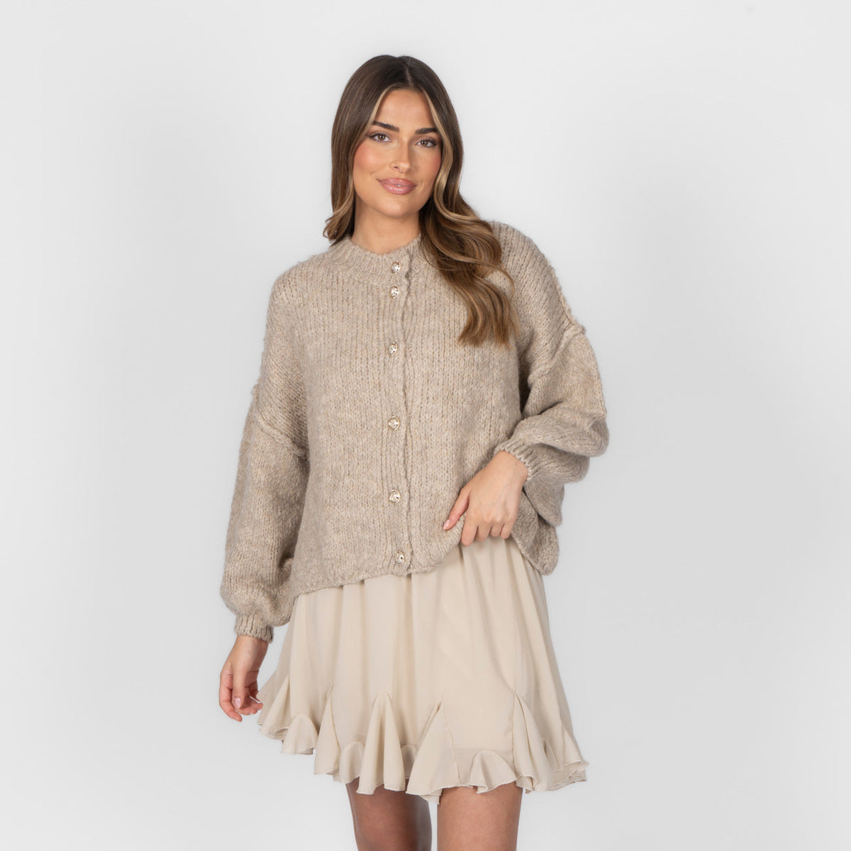 ELENA | Cardigan Oversize in Maglia Morbida