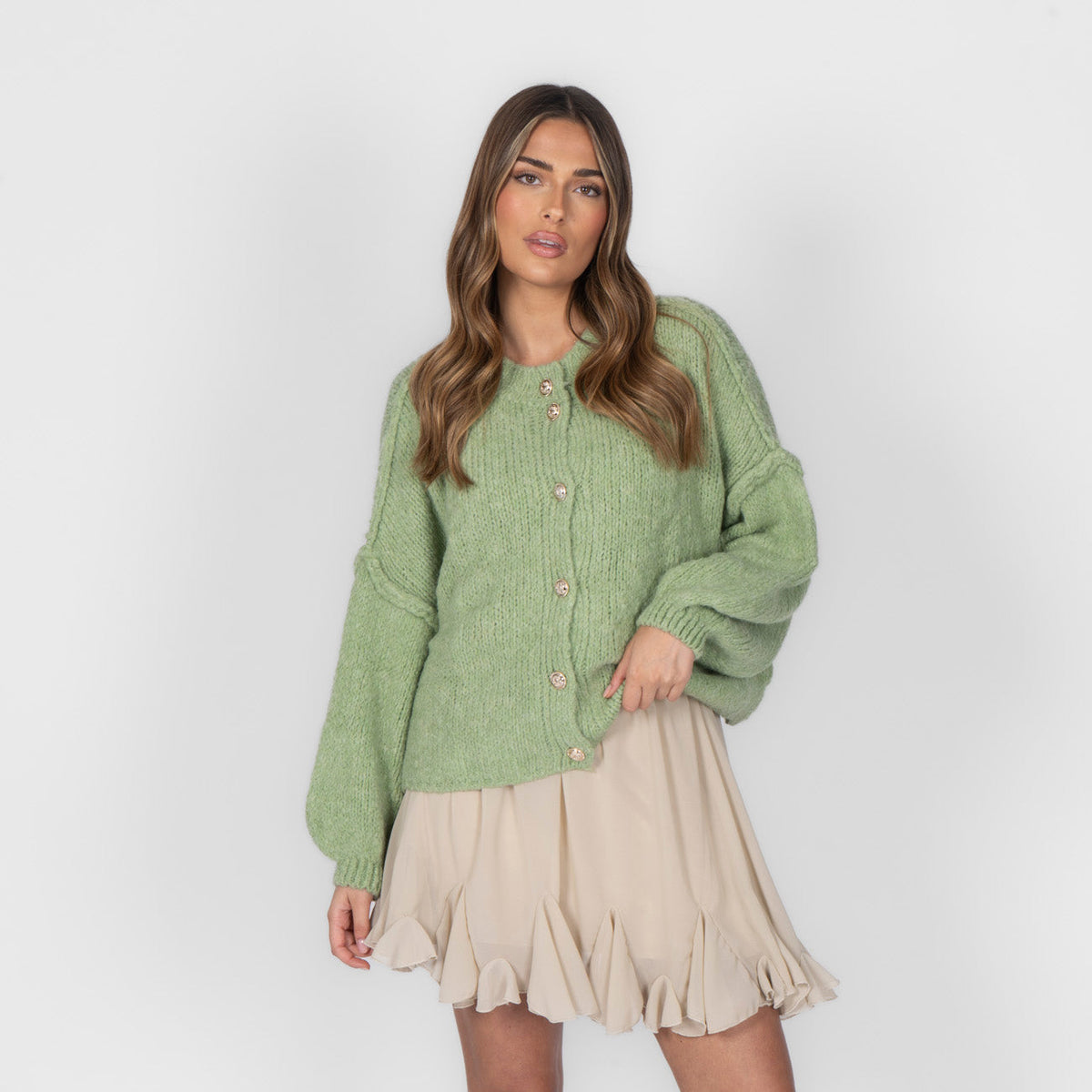 ELENA | Cardigan Oversize in Maglia Morbida