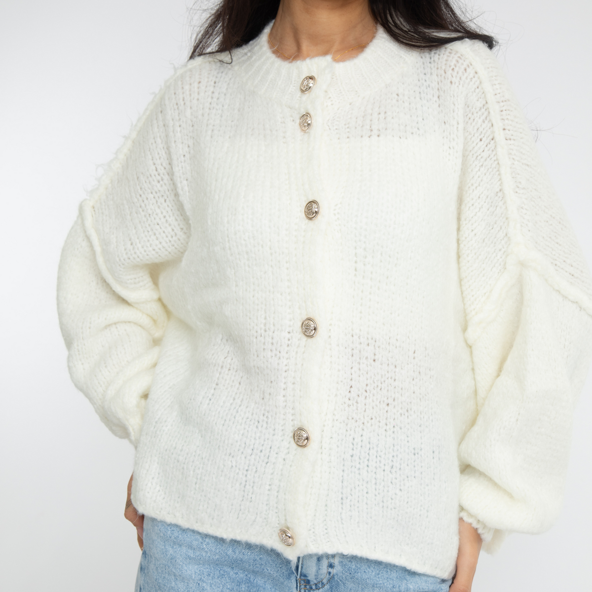 ELENA | Cardigan Oversize in Maglia Morbida