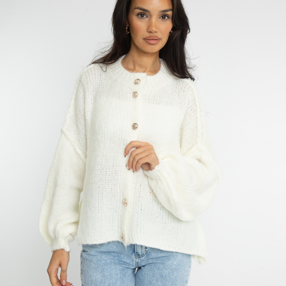 ELENA | Cardigan Oversize in Maglia Morbida