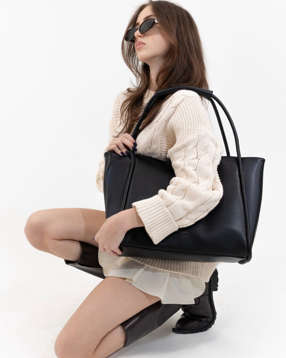 The Blair – Borsa tote nera, capiente ed elegante