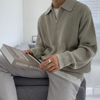 MAGLIA CONTI | Maglione Mezza Zip Cotone