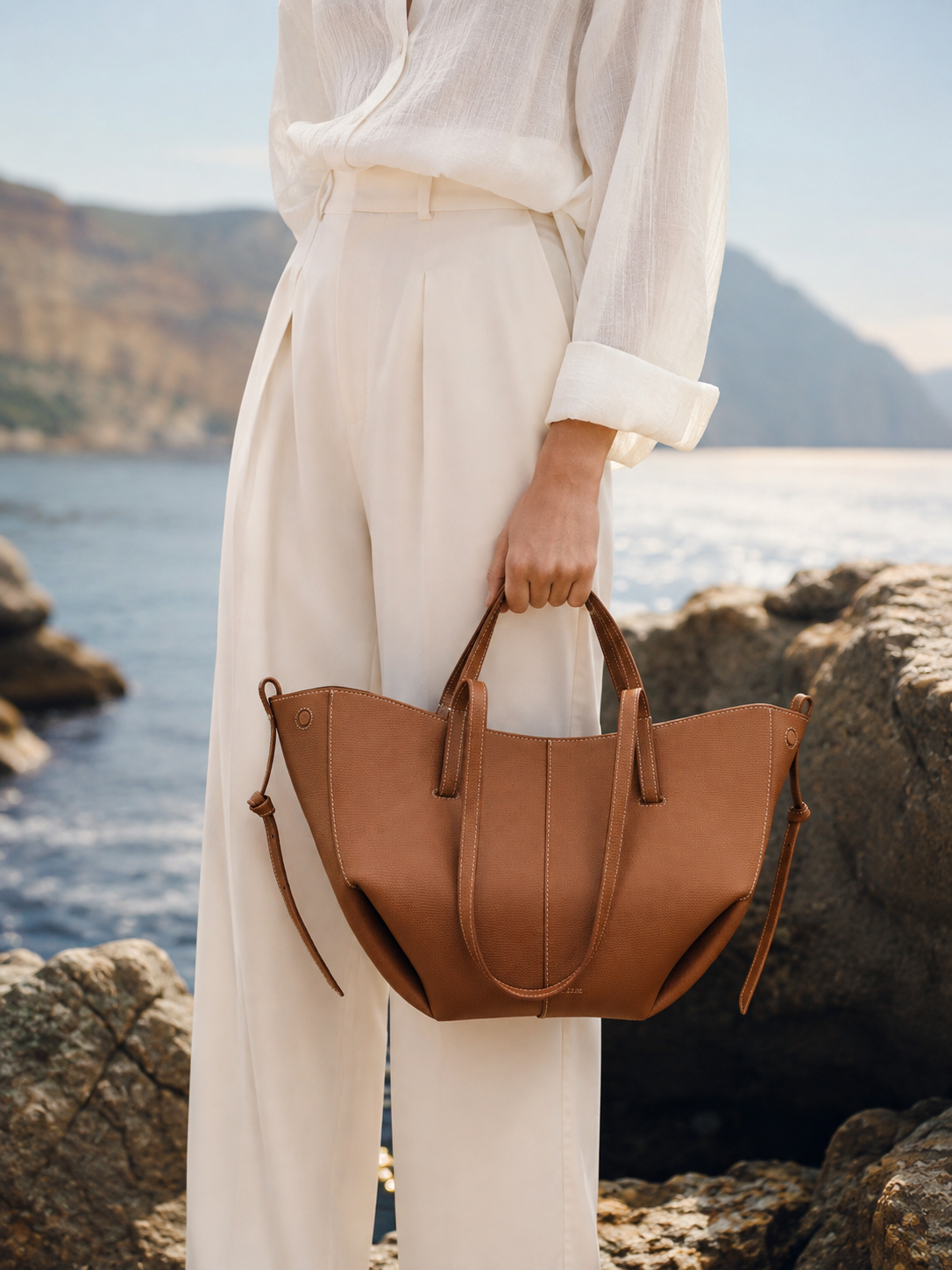 CIMARA | Borsa Mini Camel Grainé