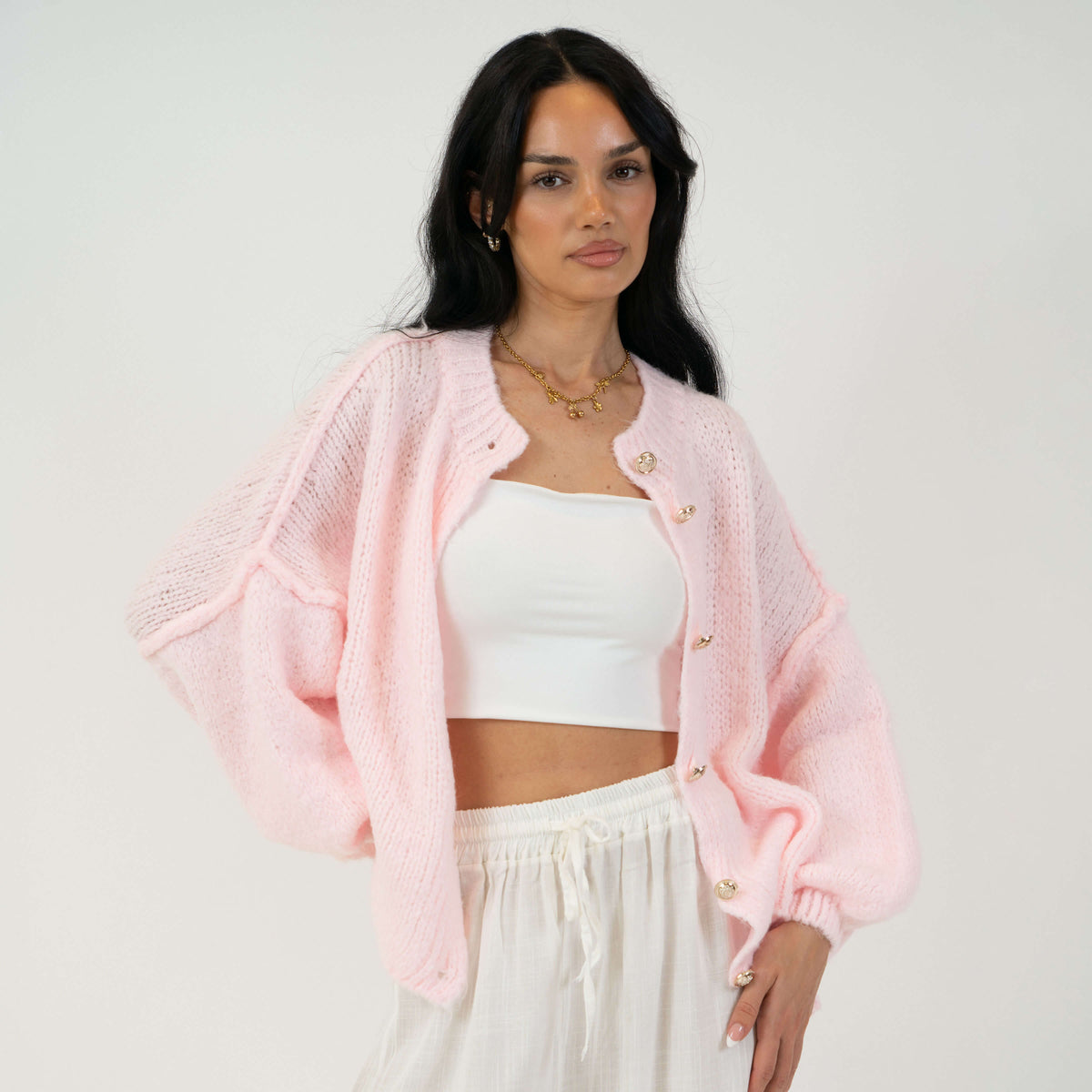 ELENA | Cardigan Oversize in Maglia Morbida