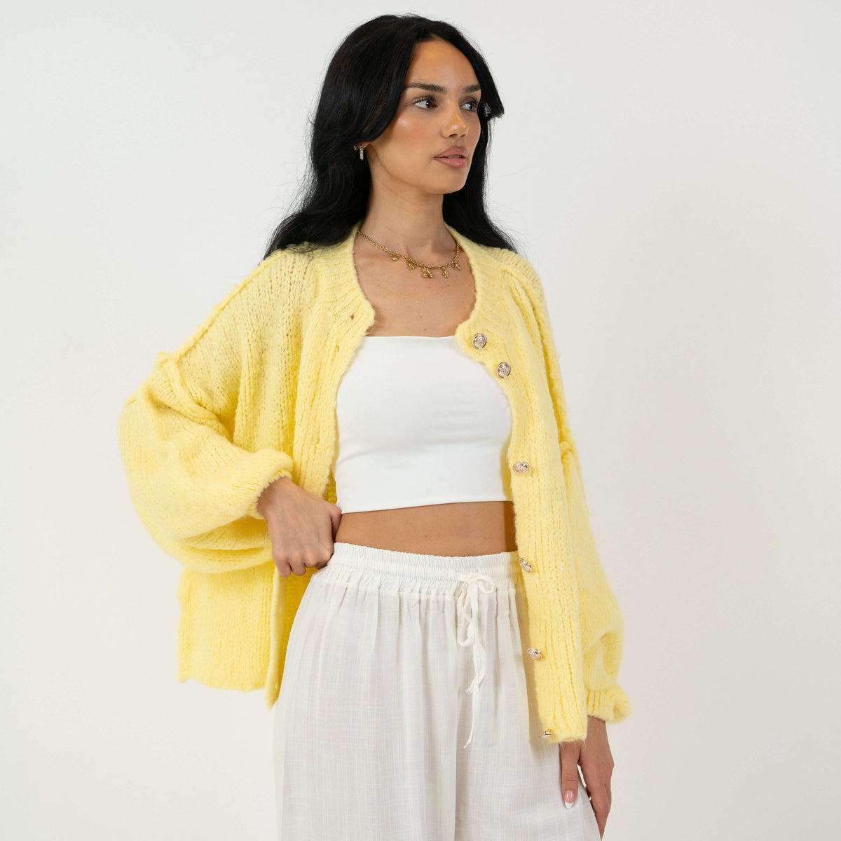 ELENA | Cardigan Oversize in Maglia Morbida