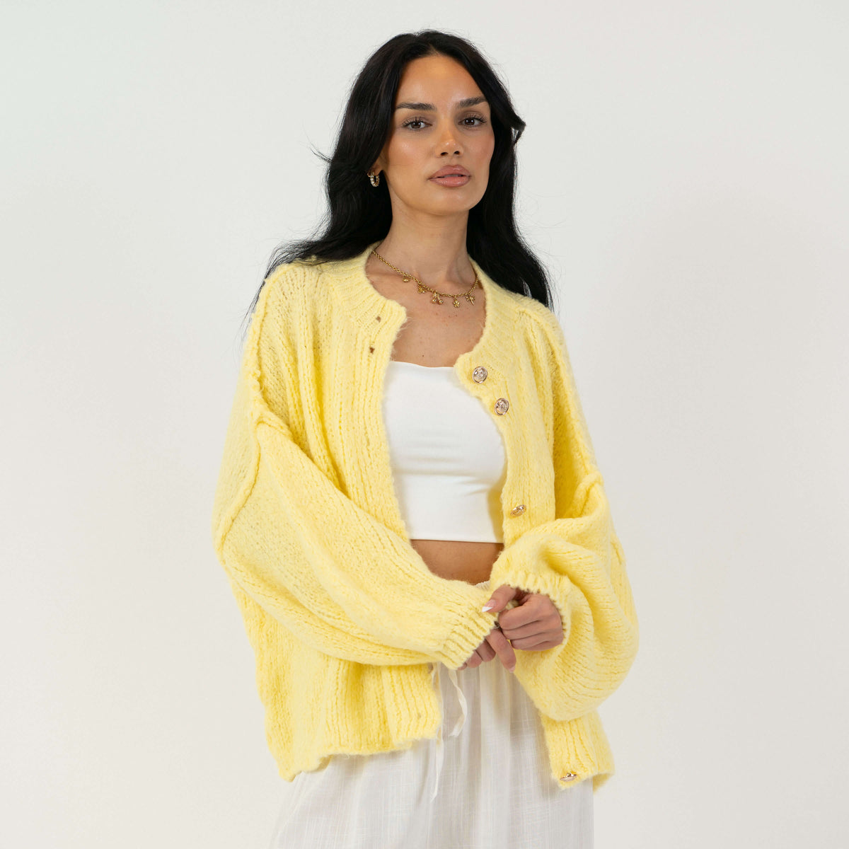 ELENA | Cardigan Oversize in Maglia Morbida