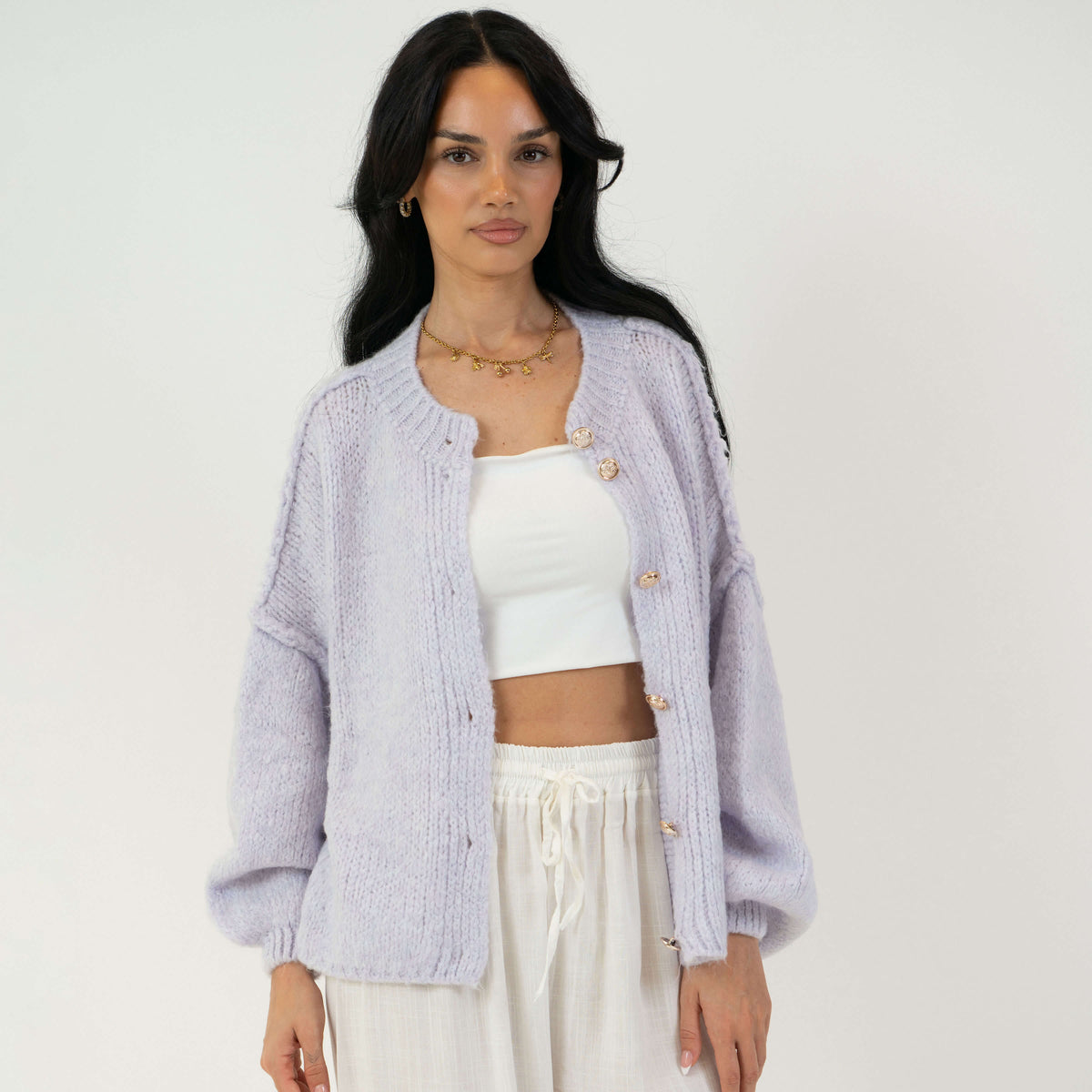ELENA | Cardigan Oversize in Maglia Morbida