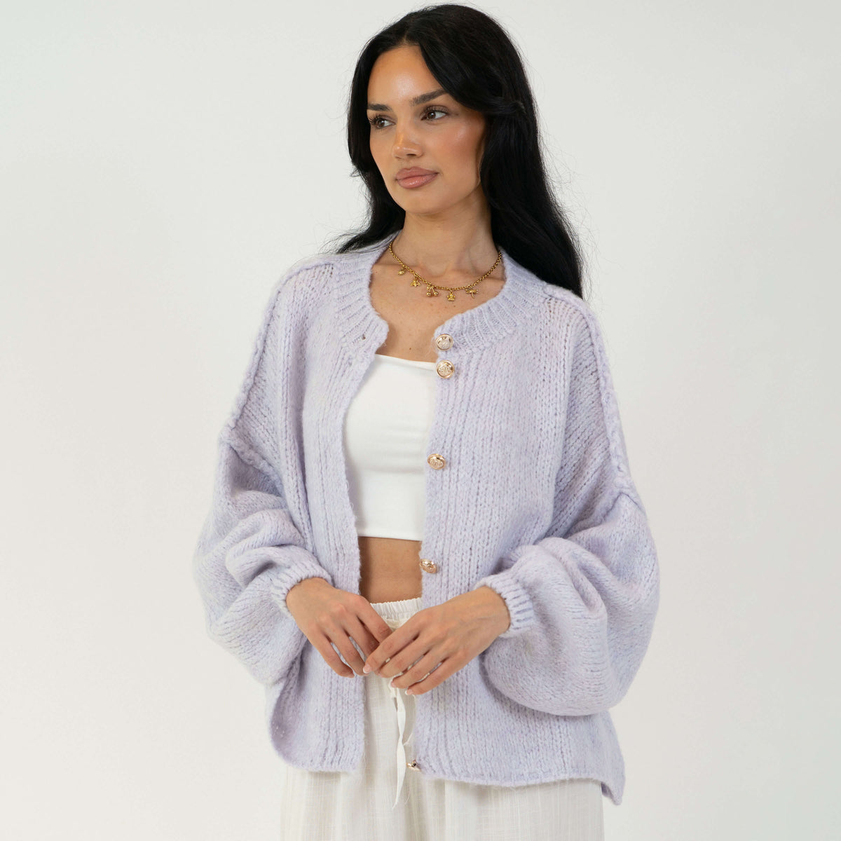 ELENA | Cardigan Oversize in Maglia Morbida