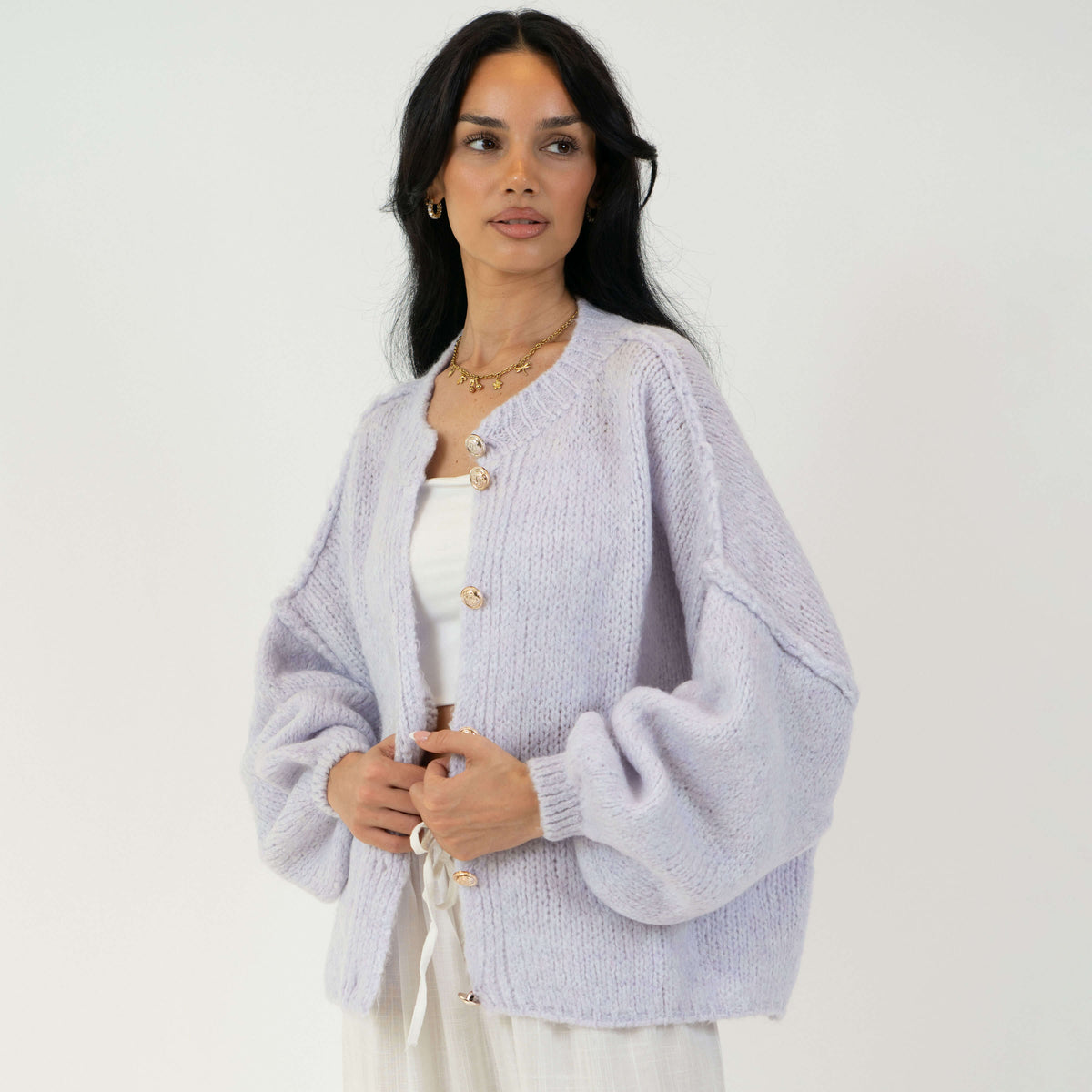 ELENA | Cardigan Oversize in Maglia Morbida