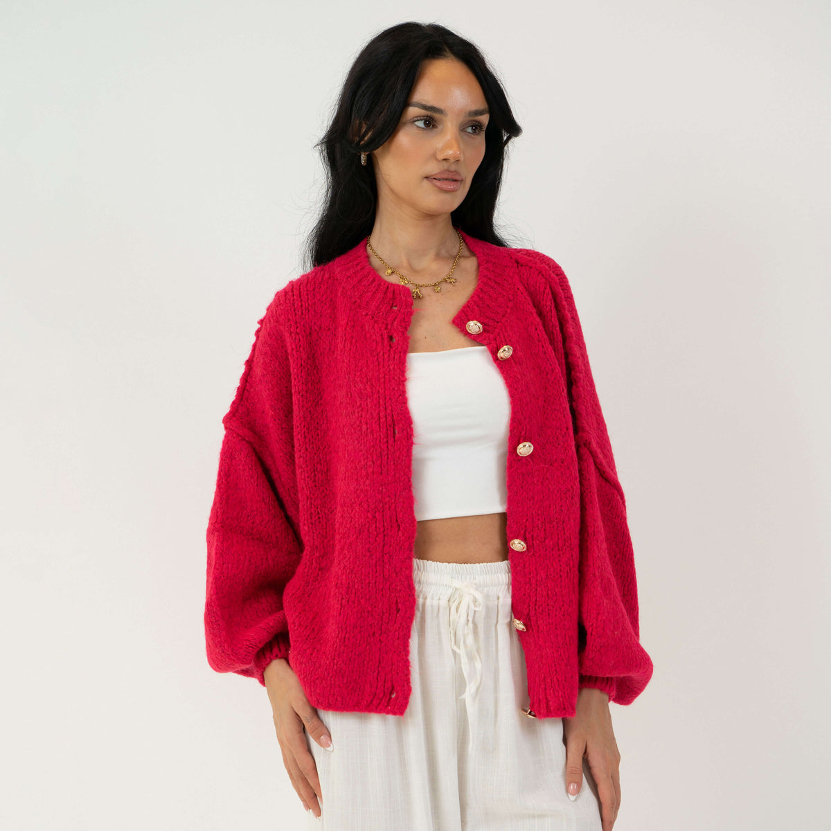 ELENA | Cardigan Oversize in Maglia Morbida