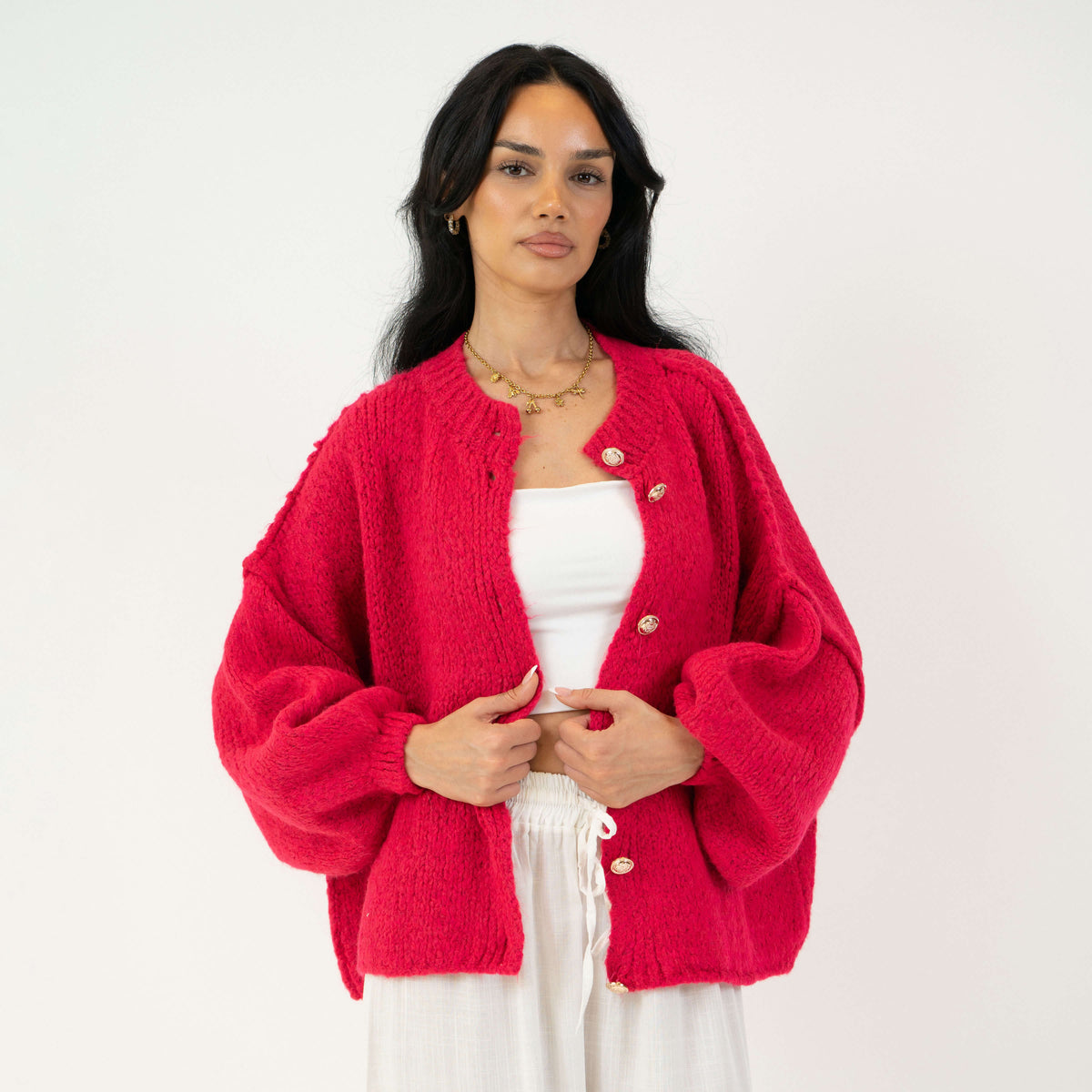 ELENA | Cardigan Oversize in Maglia Morbida