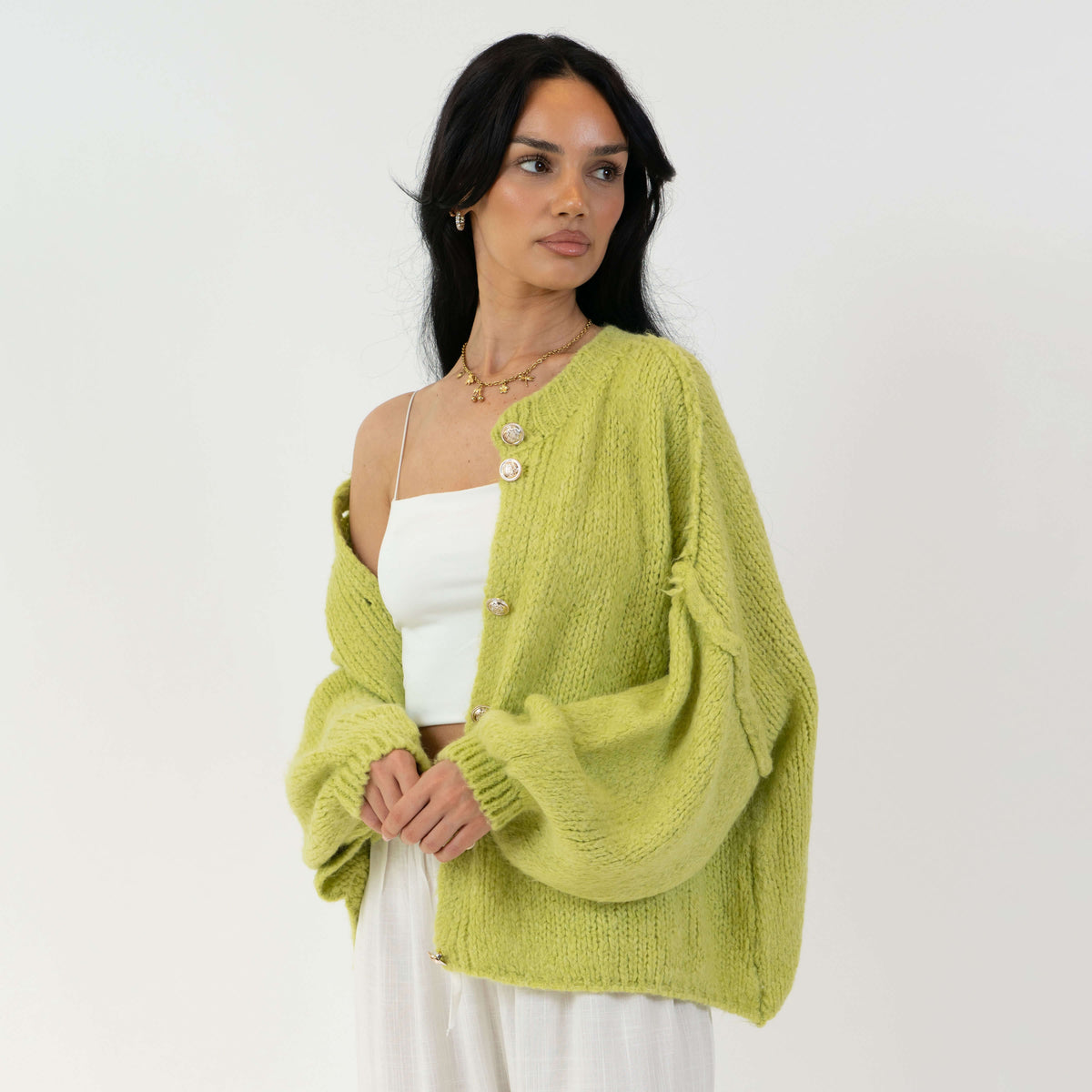 ELENA | Cardigan Oversize in Maglia Morbida
