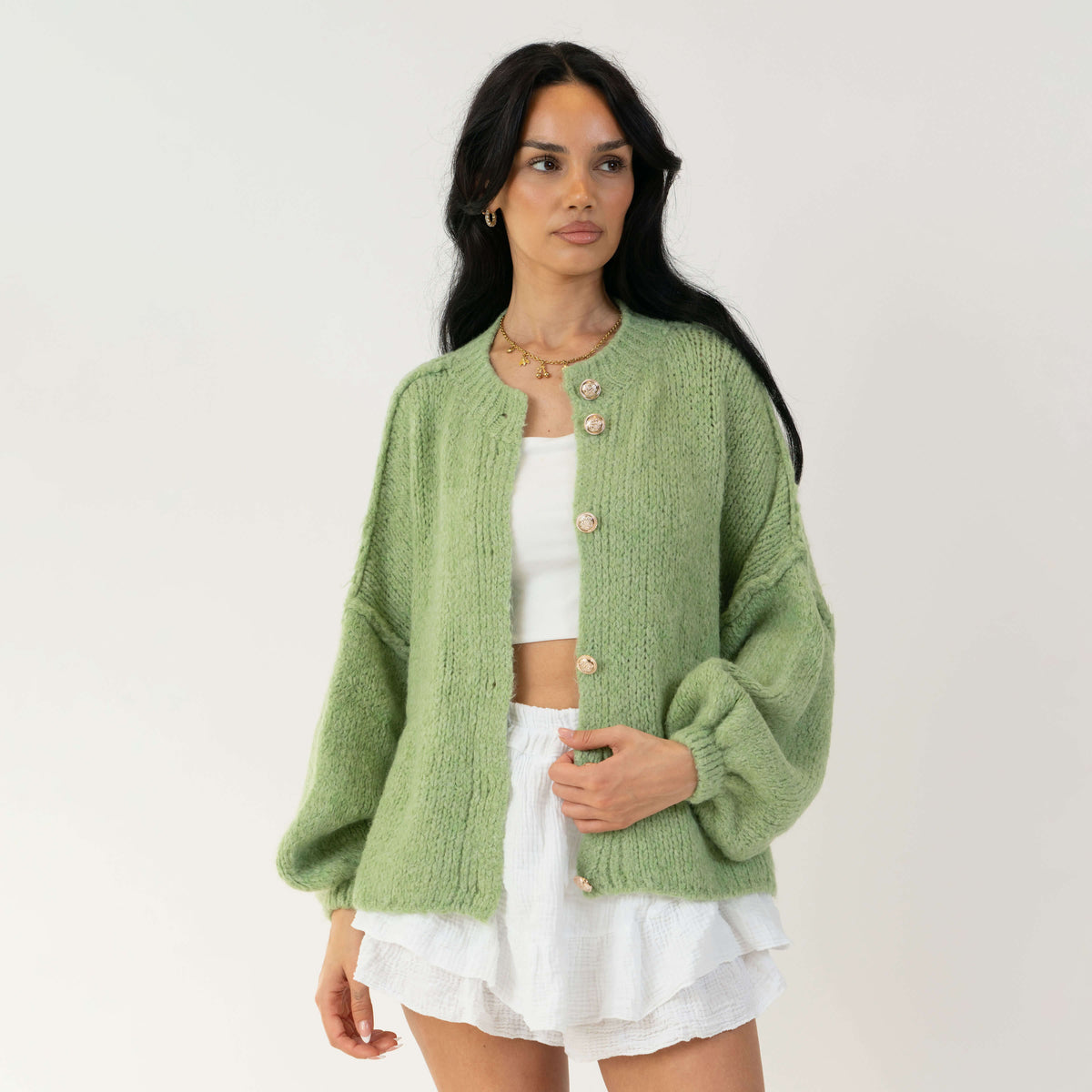 ELENA | Cardigan Oversize in Maglia Morbida