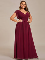 LILYANA™ | Abito da Damigella in Chiffon Elegante