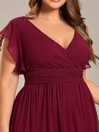 LILYANA™ | Abito da Damigella in Chiffon Elegante