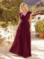 LILYANA™ | Abito da Damigella in Chiffon Elegante