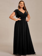 LILYANA™ | Abito da Damigella in Chiffon Elegante