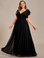 LILYANA™ | Abito da Damigella in Chiffon Elegante