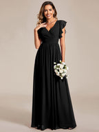 LILYANA™ | Abito da Damigella in Chiffon Elegante