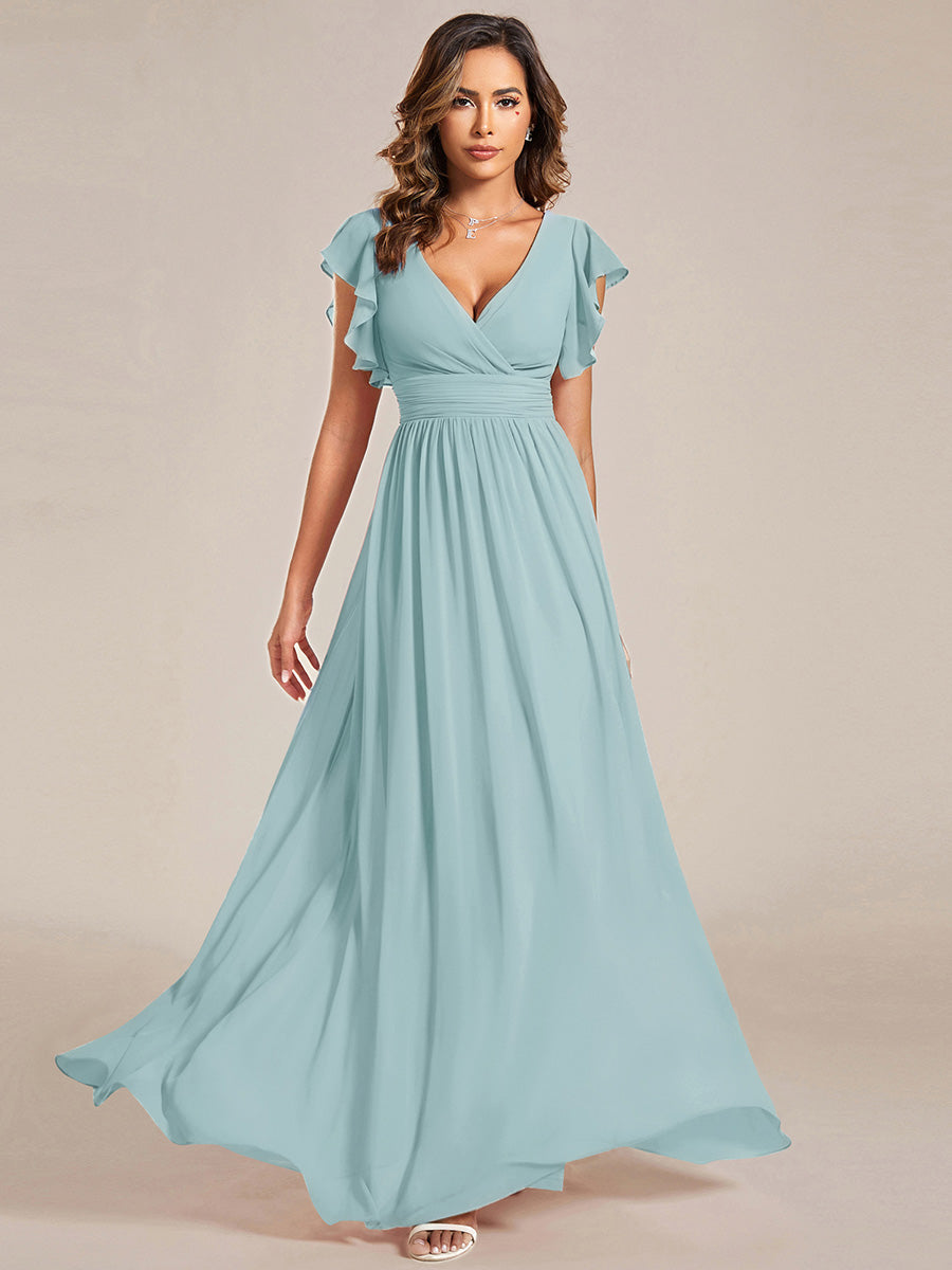 LILYANA™ | Vestido de Dama de Honor en Gasa Elegante