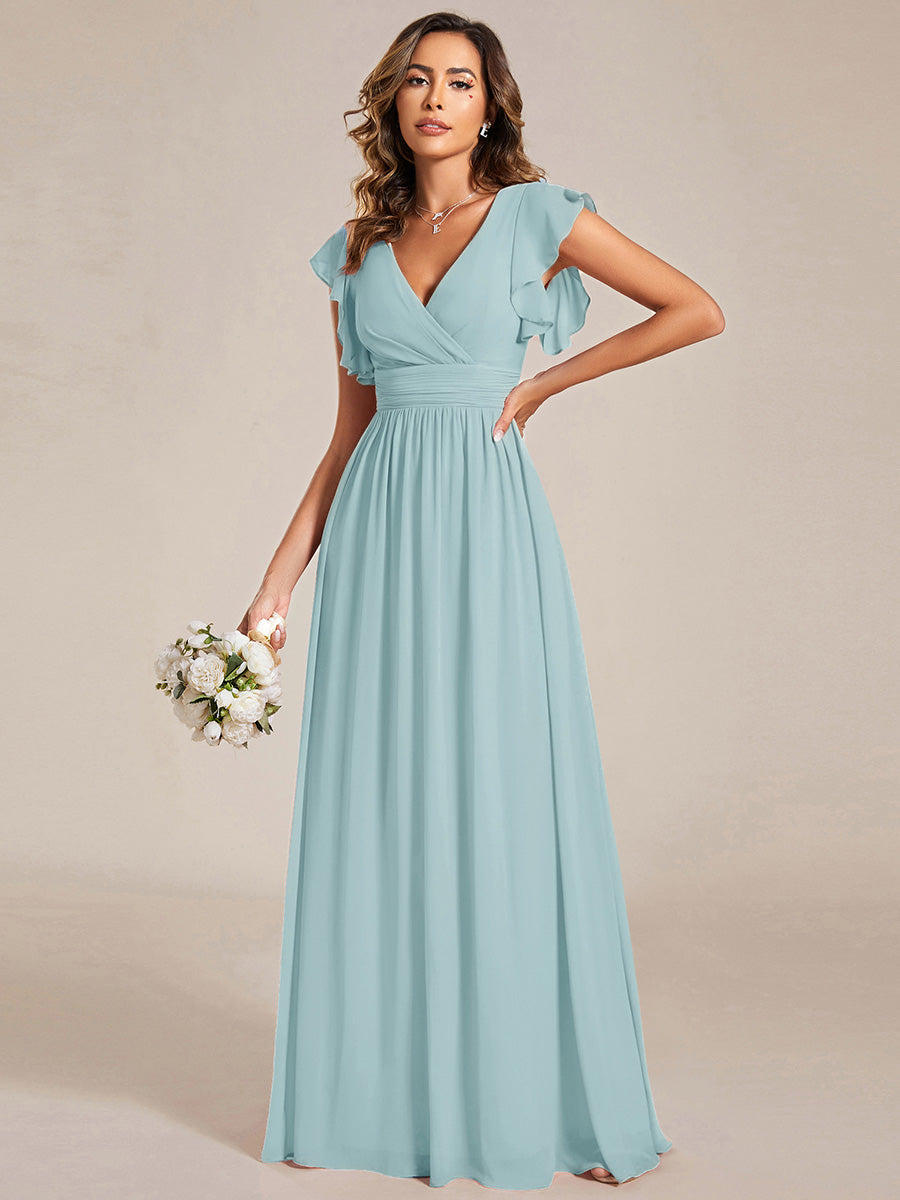 LILYANA™ | Vestido de Dama de Honor en Gasa Elegante
