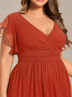 LILYANA™ | Abito da Damigella in Chiffon Elegante