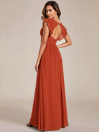 LILYANA™ | Abito da Damigella in Chiffon Elegante