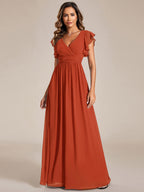 LILYANA™ | Abito da Damigella in Chiffon Elegante