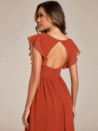 LILYANA™ | Abito da Damigella in Chiffon Elegante